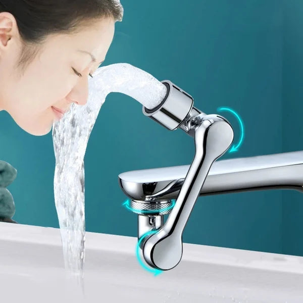 ABS robotique bras universel robinet extenseur tube multifonction 1080  degrés rotatif toilettes anti-éclabousseurs bouche de